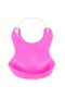 Child baby bib spill preventer bendable pink - 2