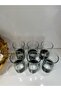 Butterfly Collection New 6-Piece Steel Gold Chain Drink Cup - 3