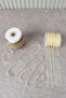 Cream Organza Tulle Ribbon 1 cm 22 Mt - Package, Wedding, Engagement, Dowry, Gift, Decoration, Party - 4