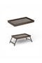 Folding Stand-Up Serving Tray 40×30×20 cm Breakfast Laptop Picnic, Bed Tray, Enjoyment Tray - 7