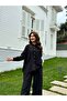 Buttoned Casual Shirt Collar Women's Set - 2