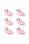 Children's Room Drawer Dresser Handle with Pink Swan Figure - Modern Decorative Single Handle - 6