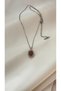 New Oval Tiger's Eye Zircon Women's Steel Necklace – Stylish Elegant Everyday Special Occasion - 2