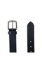 Men’s Classic Leather Belt with Metal Buckle - 2