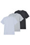 Men’s Slim Cotton Crew Neck Tee 3‑Pack Essentials