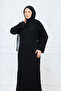 Women's Spanish Style Ribbed Knit Dress with Mesh Lining - 3