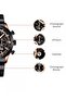 Premium Stylish Design All Functions Active Waterproof Steel Men's Wristwatch - 5