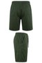 Lycra Large Size Suitable for 120-157 kg Men's Lace-Up Elastic Waist Gabardine Shorts Khaki - 4