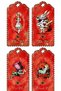 Alice in Wonderland Sticker Set – Vintage “Eat Me / Drink Me” Design (25X20 cm) - 2
