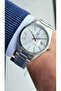 Men's Wristwatch - Steel Case - Rym-613053 Silver Color - White Dial - 3