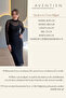 Elegant Black Tulle Dress with High Collar Lining - 2