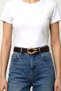Women's Snake Buckle Faux Leather Adjustable Belt Mfr5011 - 105Cmx3Cm - 3