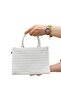 C1025 Women's Hand and Shoulder Bag Beige - 3