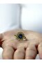 Natural Stone Labradorite Round Natural Stone Antique Adjustable Women's Ring Euy92Lbt - 3