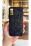 Infinix Gt 30 Pro Compatible Black Butterfly Patterned Silicone Shock Absorbing Classic Protected Rubber Case - 2