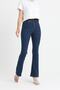 Cold Spanish Lycra Colorfast Dark Blue Spanish Wide Leg Jean High Waist Denim Trousers - 2
