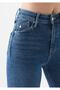 Allstar Ikon Gold Skinny Denim Trousers Blue Yel Women's Washed Lycra - 6