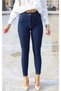 Lina Allstar Icon Gold Skinny Jeans Dark Blue Yel Women's Washed Lycra - 2