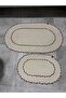 Nâzen 2-Piece Rope Bathroom Set Wicker Mat with Knitted Edges 60X100 + 40X60 Handmade - 4