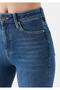 Allstar Ikon Gold Skinny Denim Trousers Blue Yel Women's Washed Lycra - 5