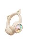 B5 Cat Ear Design USB-C / Type-C RGB Wireless Bluetooth HiFi Headset (Beige) - 2
