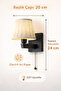Chain Wall Sconce |   Decorative Modern Design Wall Lamp |   Cream Headboard Sconce - 5
