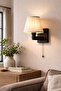 Chain Wall Sconce |   Decorative Modern Design Wall Lamp |   Cream Headboard Sconce - 4