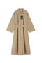 Mevlana Full Length Trench Coat Beige