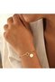 Gold Initial Bracelets for Women - Dainty Gold Knot Letter A-Z Initial Bracelet for Women - 5