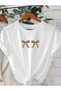Double Leopard Ribbon Printed Unisex Women'S/Men's Oversize Crewneck T-Shirt