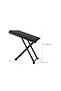 Guitar Footstool Portable Folding Rest Anti Slip Height Adjustable Footrest - 3