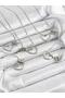 Hearted g Letter Silver 316L Stainless Steel Necklace -702