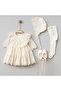 PUGİ GIRL 0/3-3/6 MONTH LOTUS NATURAL PRAYER SET - 4