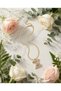 316L Anti-Tarnish Steel Colorful Zircon Stone Letter Z Necklace Gold Color Women's Anti-Allergic Necklace - 4