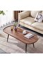 Wooden Coffee Table with Metal Legs from - 4