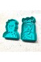 Set of 2 Stone Age Cookie Molds |   Caveman and Woman with Bone Buckle |   Party - 3