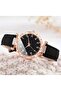 Gold Plated Crystal Stone Watch, Gift for Lover, Gift for Mother - 2