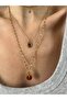 Steel Ladybug Necklace 53-cm