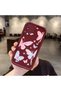 Realme C20/C20A Compatible Silicone Material Shockproof Claret Red Color Butterfly Pattern Case - 2