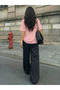 Women's 23 Ny Star Printed Oversized T-Shirt and Baggy Sweatpants - Two-Piece Tracksuit Set - 2