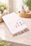 Velvet Tasseled Hand Towel |   50X90 cm |   2 Pieces |   100% Cotton |   Luxurious & Soft |   High Absorbency - 2