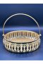 Golden Metal Jar with Basket – 6 Inch - 2