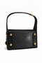 Stylish Mini Shoulder Bag with Metal Detail - 2