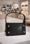 Stylish Mini Shoulder Bag with Metal Detail
