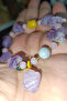 Amethyst Stone Tımbıl Stone Raw Natural Stone Bracelet
