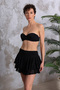 Lace skirt with short shorts 4801 - 2