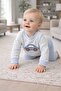 Embossed Car Printed Baby Set Top and Bottom 100% Cotton - 8