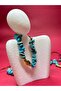 Turquoise stone bracelet with koi fish - 3