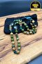 Adjustable Macrame Natural Stone Knot Necklace – Green Jasper, Tibetan Agate, Tiger's Eye, Labradorite - 4