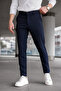 Arabi̇c Cut Seasonal Slim Fit Linen Trousers Ktn3 Laci̇ 2026 - 3